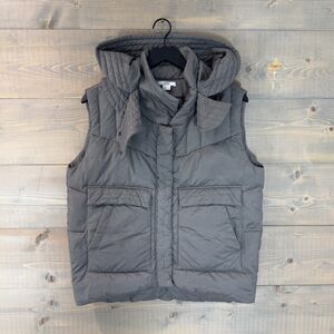 Helmut Lang Plex Down Filled Hooded Puffer Vest Women's Small